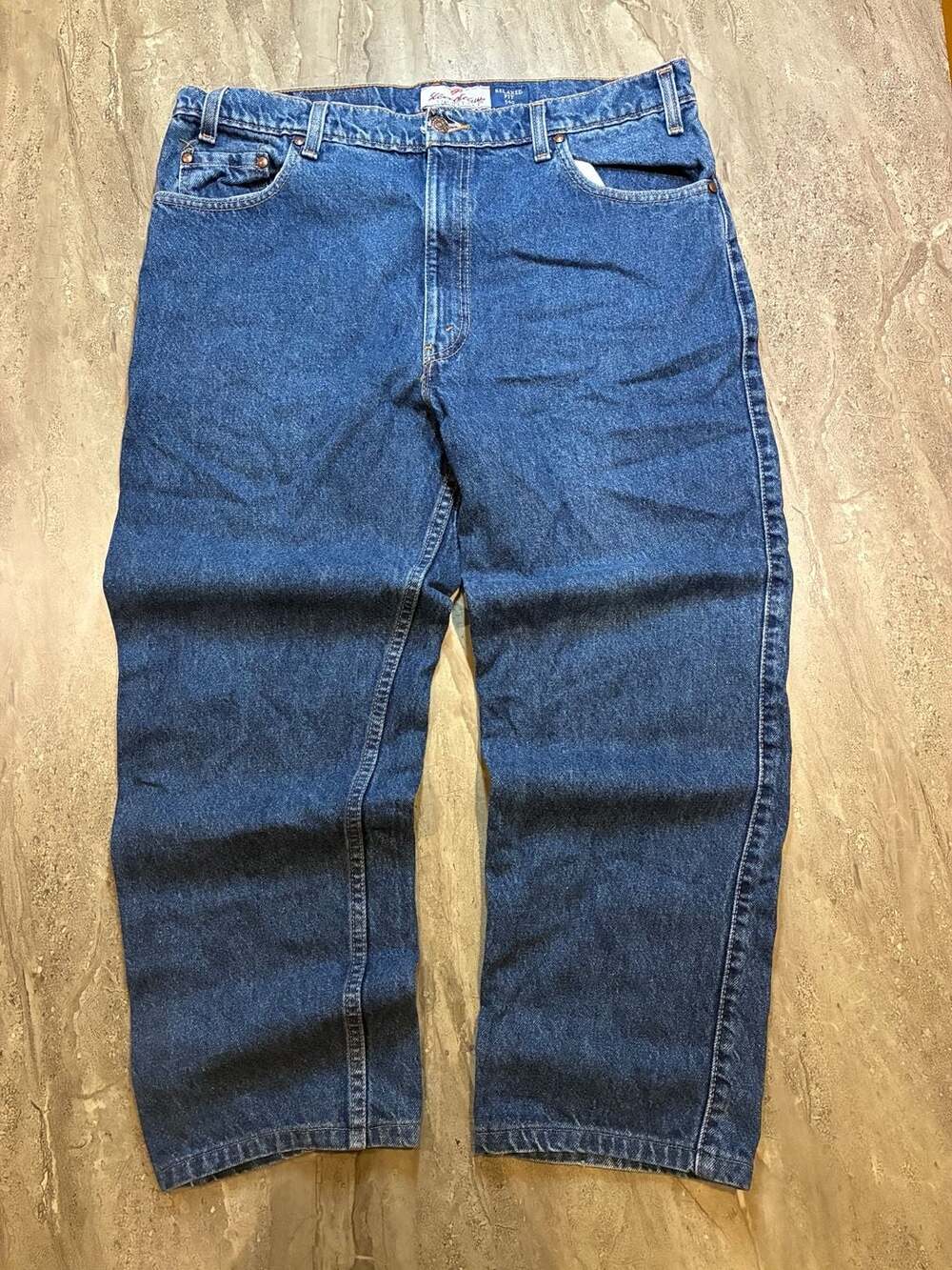 1990s Levi Strauss Signature Relaxed Fit 540 Jeans Made in USA Size 38x29 Denim
